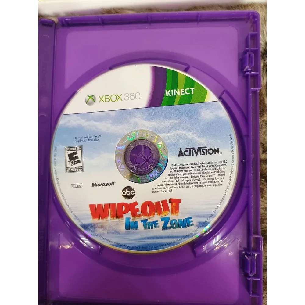 Wipeout In The Zone Xbox 360 Game Complete With Case & Manual Kinect Required Ac